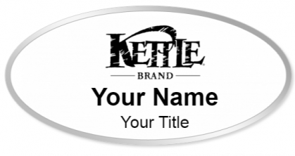 Custom name badges for Kettle Brand
