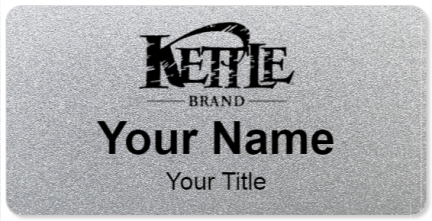 Custom name badges for Kettle Brand