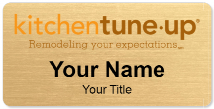 Custom name badges for Kitchen Tune Up