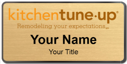 Custom name badges for Kitchen Tune Up