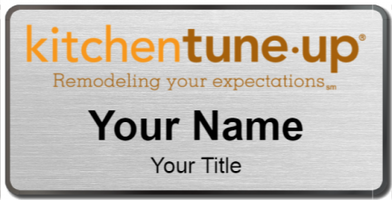 Custom name badges for Kitchen Tune Up