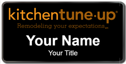Custom name badges for Kitchen Tune Up