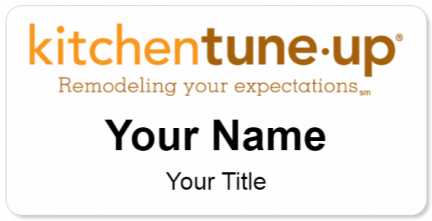 Custom name badges for Kitchen Tune Up