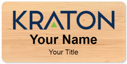 Custom name badges for Kraton