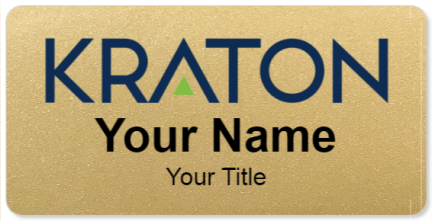 Custom name badges for Kraton
