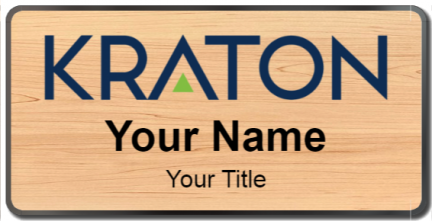 Custom name badges for Kraton
