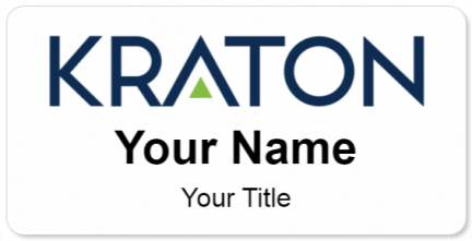Custom name badges for Kraton