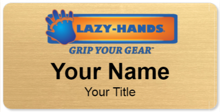 Custom name badges for Lazy Hand