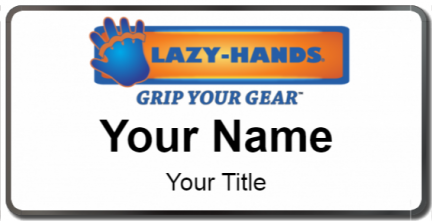 Custom name badges for Lazy Hand