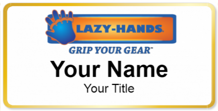 Custom name badges for Lazy Hand