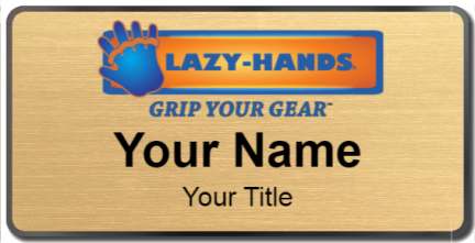 Custom name badges for Lazy Hand