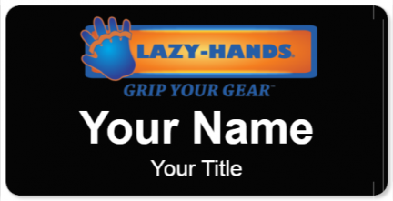 Custom name badges for Lazy Hand