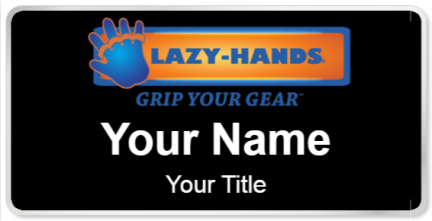 Custom name badges for Lazy Hand