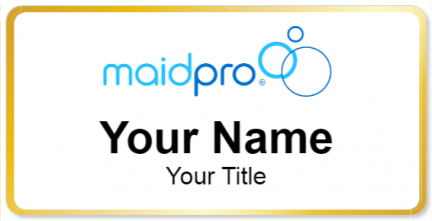 Custom name badges for Maidpro