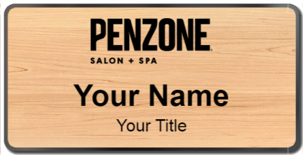 Custom name badges for Max the Salon