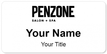Custom name badges for Max the Salon