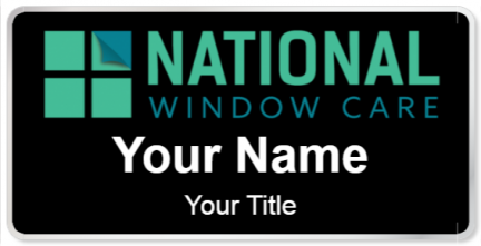 Custom name badges for National Window Care
