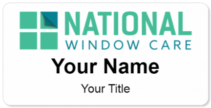 Custom name badges for National Window Care