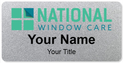 Custom name badges for National Window Care