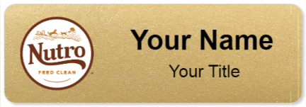 Custom name badges for Nutro Pet Food