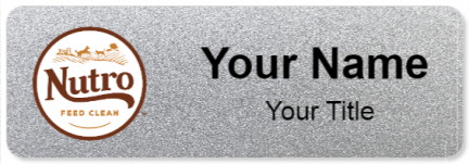 Custom name badges for Nutro Pet Food