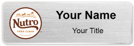 Custom name badges for Nutro Pet Food