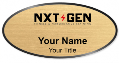 Custom name badges for NXT GEN Fitness and Performance Training