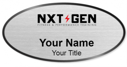 Custom name badges for NXT GEN Fitness and Performance Training