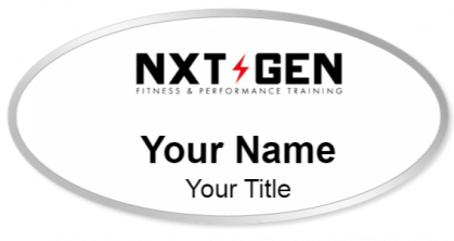 Custom name badges for NXT GEN Fitness and Performance Training