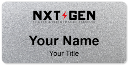 Custom name badges for NXT GEN Fitness and Performance Training