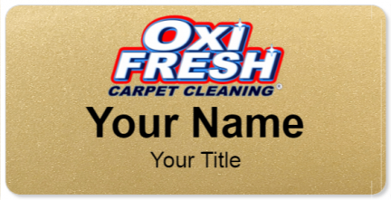Custom name badges for Oxi Fresh Carpet Cleaning