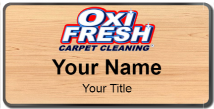 Custom name badges for Oxi Fresh Carpet Cleaning