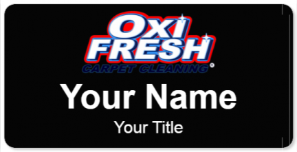 Custom name badges for Oxi Fresh Carpet Cleaning