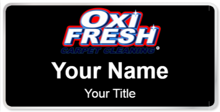 Custom name badges for Oxi Fresh Carpet Cleaning
