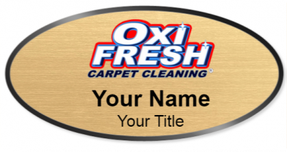Custom name badges for Oxi Fresh Carpet Cleaning