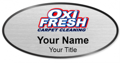Custom name badges for Oxi Fresh Carpet Cleaning