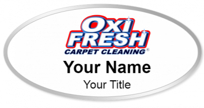 Custom name badges for Oxi Fresh Carpet Cleaning