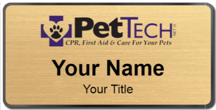 Custom name badges for PetTech