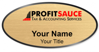 Custom name badges for Profit Sauce