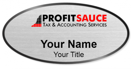 Custom name badges for Profit Sauce