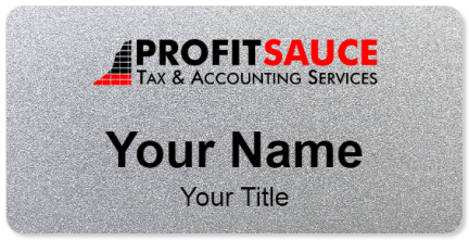 Custom name badges for Profit Sauce