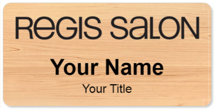 Custom name badges for Regis Salon