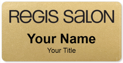Custom name badges for Regis Salon