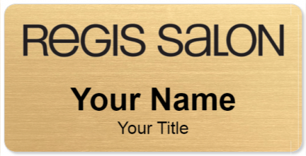 Custom name badges for Regis Salon