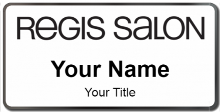 Custom name badges for Regis Salon
