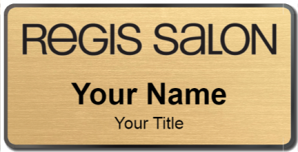 Custom name badges for Regis Salon