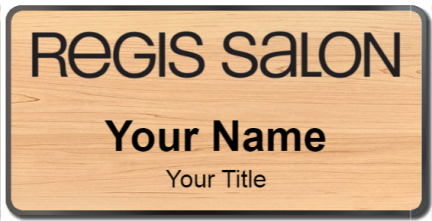 Custom name badges for Regis Salon