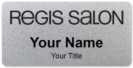 Custom name badges for Regis Salon