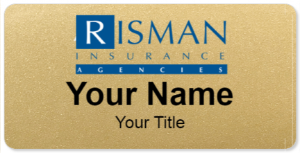 Custom name badges for Risman Insurance Agencies