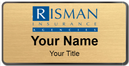 Custom name badges for Risman Insurance Agencies